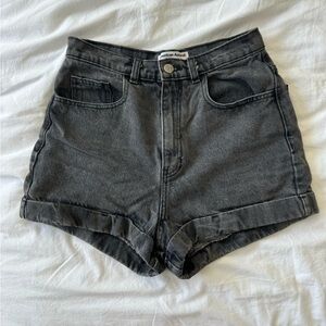 American Apparel denim shorts